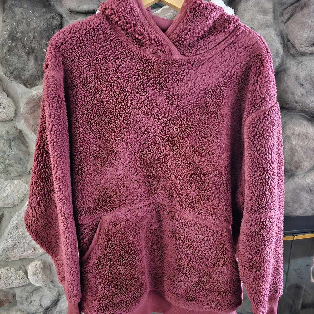 Athleta reversible sherpa tugga hoodie